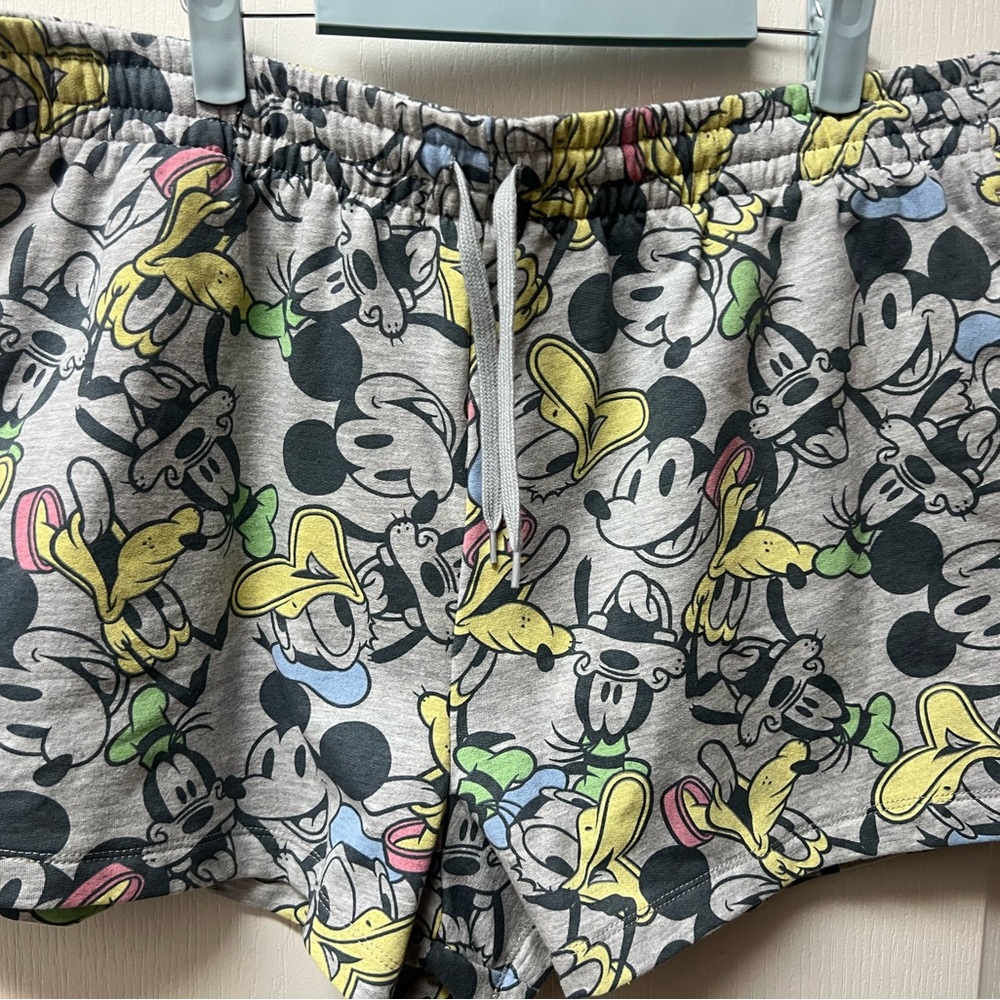 Mickey Mouse Women's Shorts - Gray Multicolor